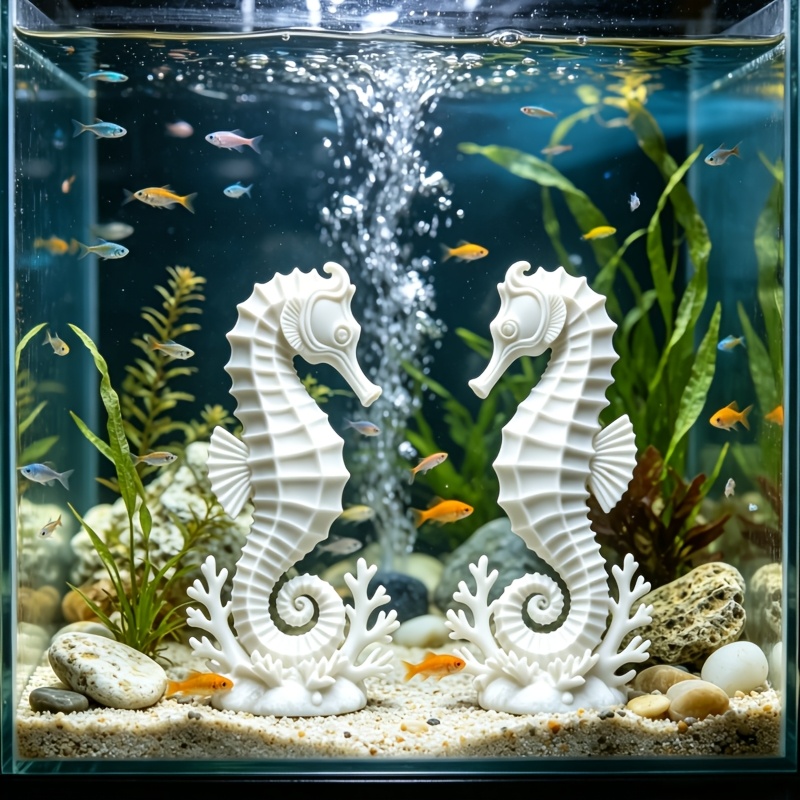 Aquarium Planting Ideas - 2 adet denizatı mercan figürleri seti