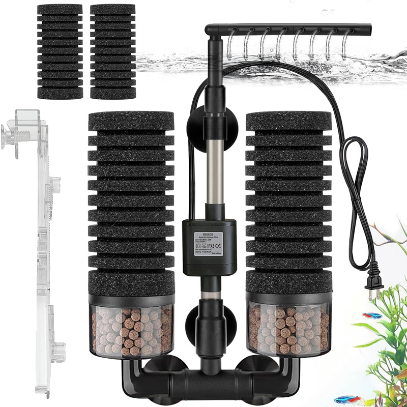 Aquarium Planted Filter - 3-IN-1 Klipsli Elektrik Güç Filtresi Sünger