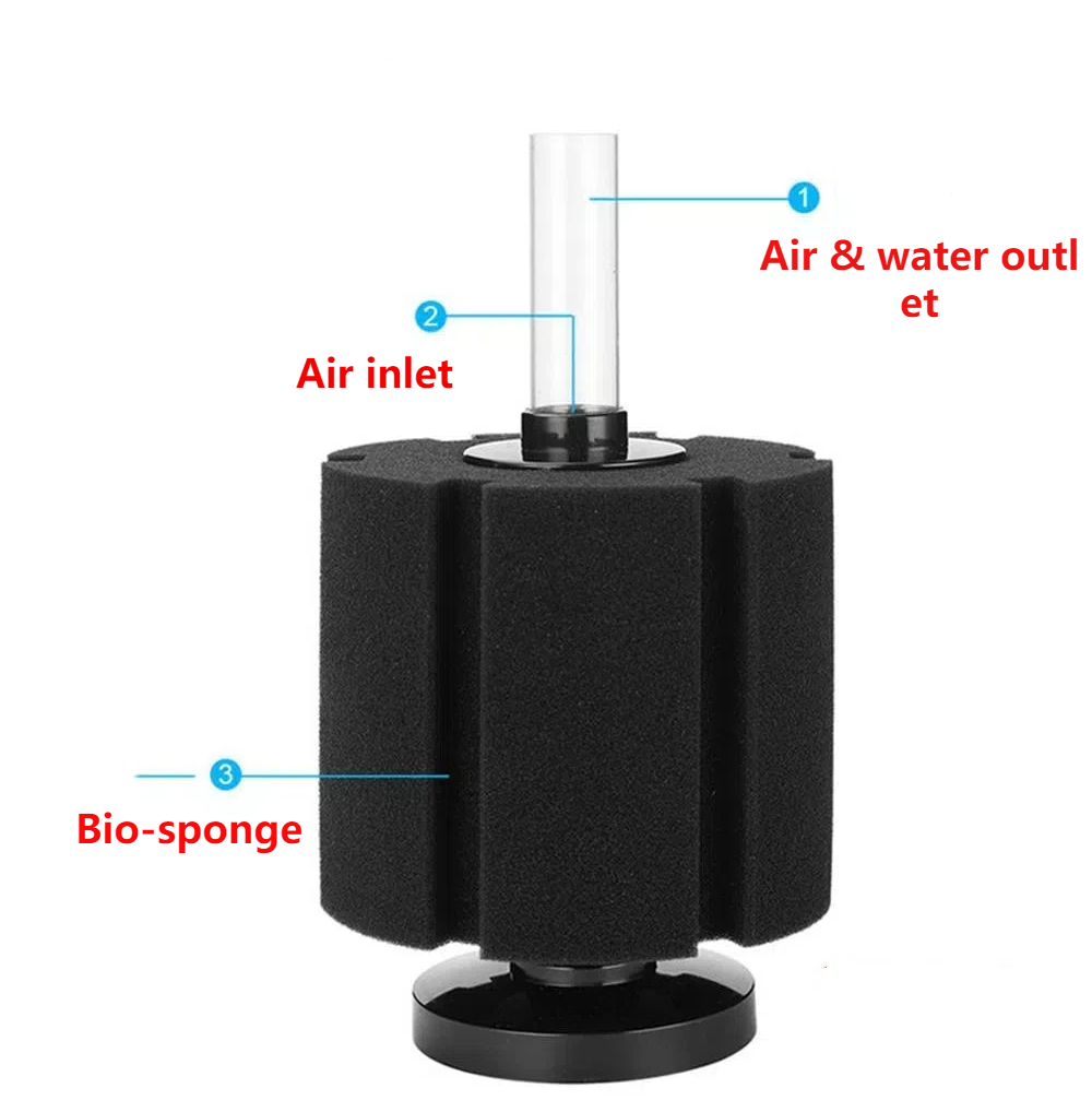 Akvaryum filtre süngeri balık  - Aquarium Planted Filter incelemesi ve fiyatı