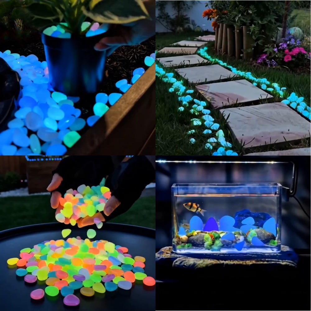 Karanlıkta Parlayan Renkli Taş - Planted Aquarium With Fish incelemesi ve fiyatı